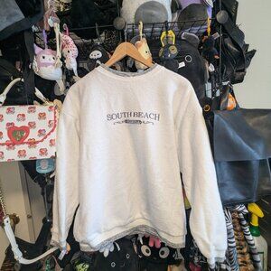 Vintage Terry Cloth Florida Sweater